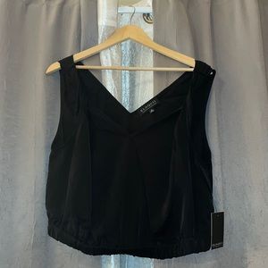 Black Twist Shoulder Top: Size 14 (5) and 16 (3)